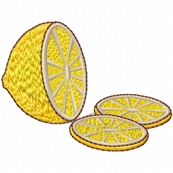 Lemons Embroidery Design 11
